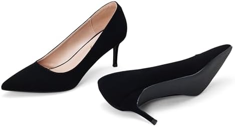 Elisabet Tang |4 Inch Kitten Heel Pumps Sexy Pointed Toe Women's Dress Shoes for Date Prom Party Wedding