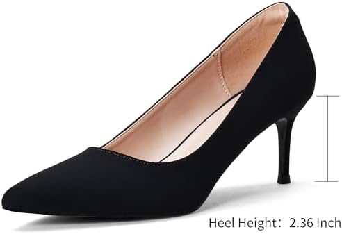 Elisabet Tang |4 Inch Kitten Heel Pumps Sexy Pointed Toe Women's Dress Shoes for Date Prom Party Wedding
